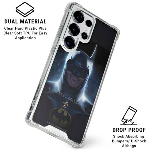 DC Comics The Flash Movie: Batman Poster Galaxy S25 Ultra Clear Case