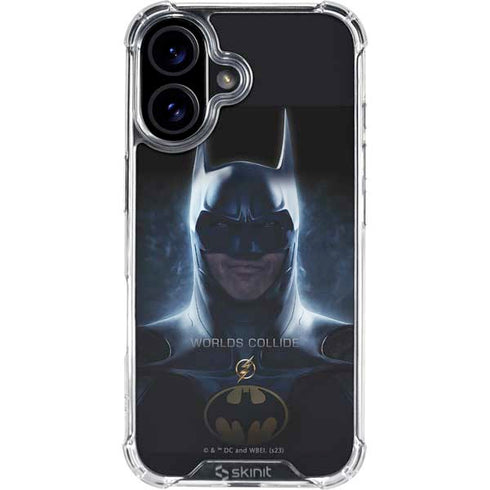 DC Comics The Flash Movie: Batman Poster iPhone 16 Clear Case