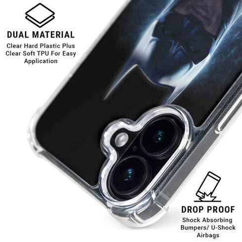 DC Comics The Flash Movie: Batman Poster iPhone 16 Plus Clear Case