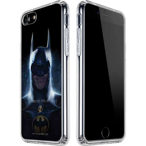 DC Comics The Flash Movie: Batman Poster iPhone SE (2nd & 3rd Gen) Clear Case