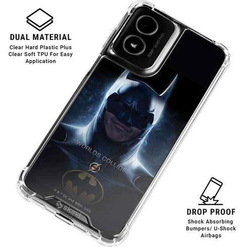 DC Comics The Flash Movie: Batman Poster Moto G Power 5G (2024) Clear Case