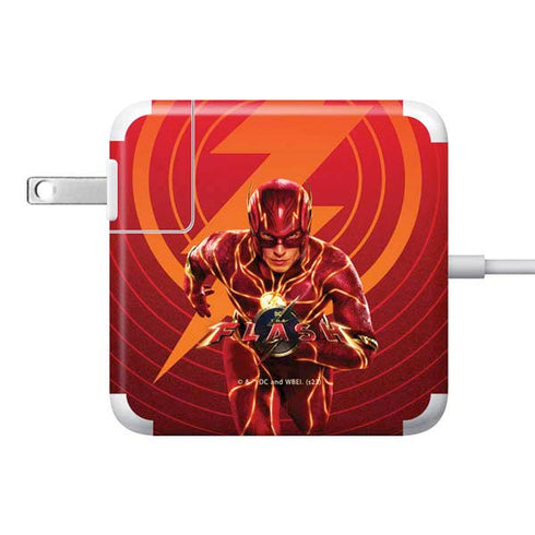 DC Comics The Flash Movie: Flash in Motion 85W Power Adapter (15 and 17 inch MacBook Pro Charger) Skin