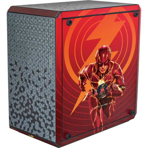 DC Comics The Flash Movie: Flash in Motion Cooler Master MasterBox Q300L Mini Tower Skin