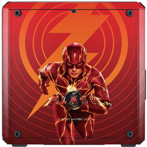 DC Comics The Flash Movie: Flash in Motion Cooler Master MasterBox Q300L Mini Tower Skin