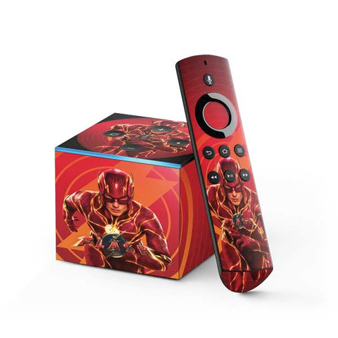 DC Comics The Flash Movie: Flash in Motion Fire TV Cube Skin