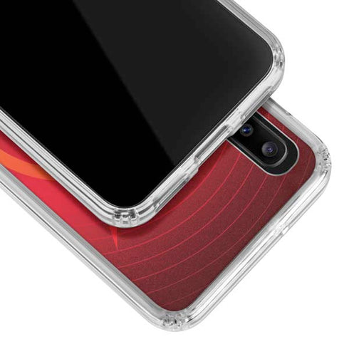 DC Comics The Flash Movie: Flash in Motion Galaxy A30 Clear Case