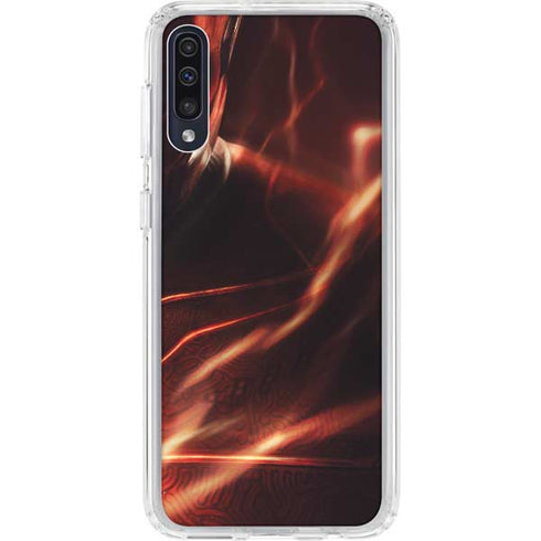 DC Comics The Flash Movie: Flash in Motion Galaxy A50 Clear Case