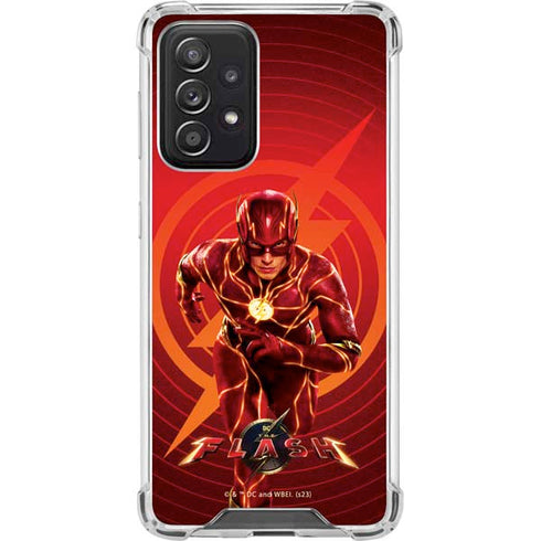 DC Comics The Flash Movie: Flash in Motion Galaxy A52 5G Clear Case