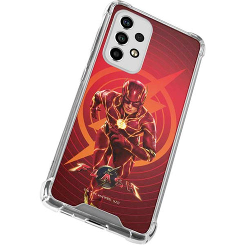 DC Comics The Flash Movie: Flash in Motion Galaxy A53 5G Clear Case