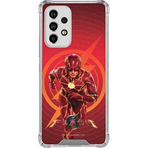DC Comics The Flash Movie: Flash in Motion Galaxy A53 5G Clear Case