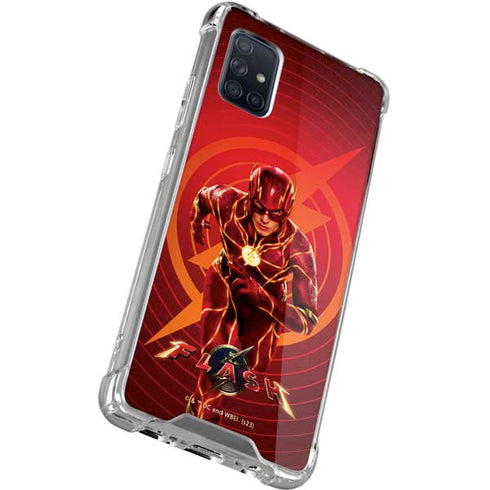 DC Comics The Flash Movie: Flash in Motion Galaxy A71 5G Clear Case