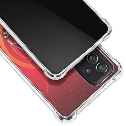 DC Comics The Flash Movie: Flash in Motion Galaxy A72 5G Clear Case