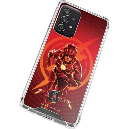 DC Comics The Flash Movie: Flash in Motion Galaxy A72 5G Clear Case