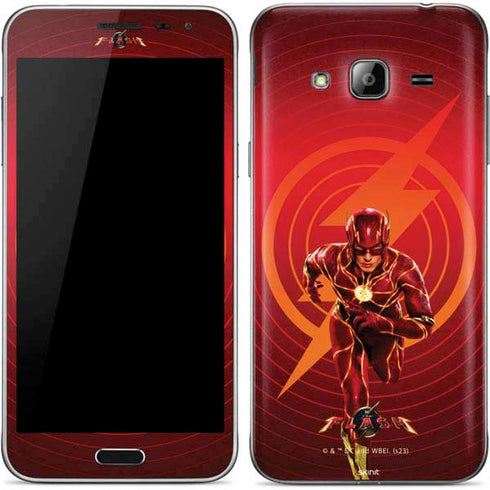 DC Comics The Flash Movie: Flash in Motion Galaxy J3 Skin