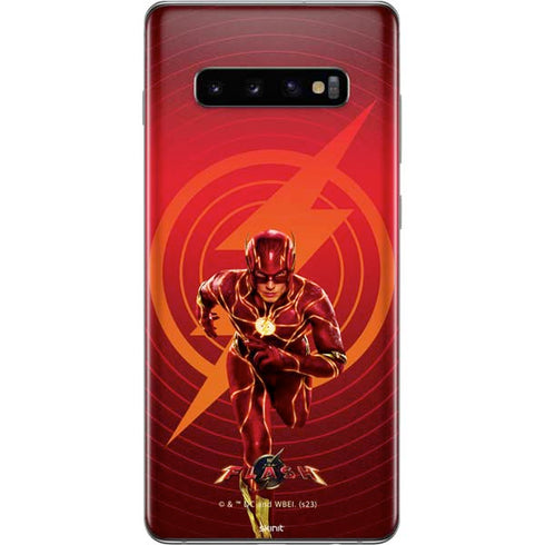 DC Comics The Flash Movie: Flash in Motion Galaxy S10 Plus Skin