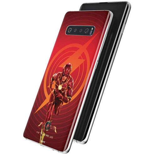 DC Comics The Flash Movie: Flash in Motion Galaxy S10 Plus Skin