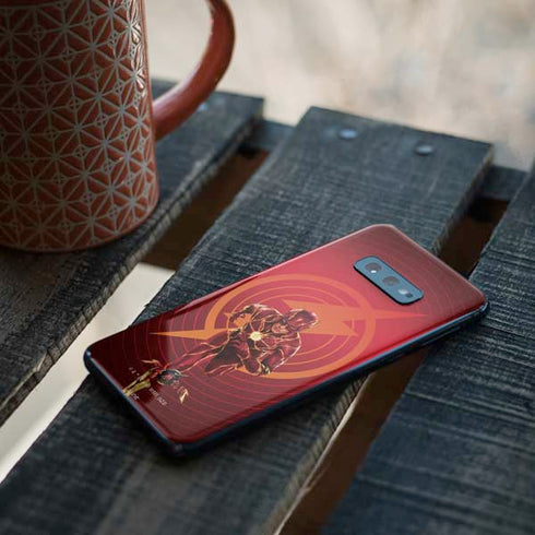 DC Comics The Flash Movie: Flash in Motion Galaxy S10e Skin