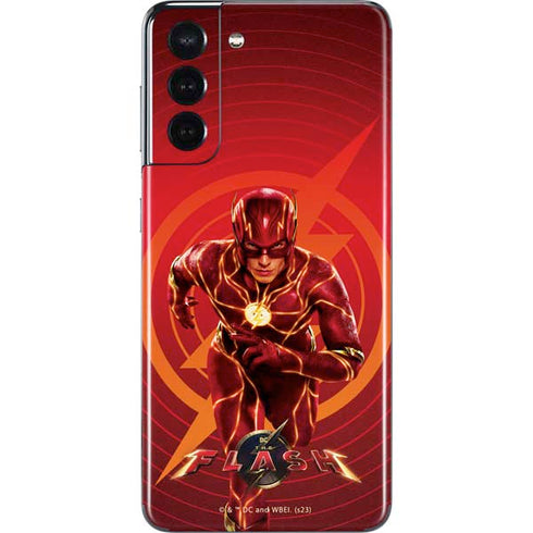DC Comics The Flash Movie: Flash in Motion Galaxy S21 5G Skin
