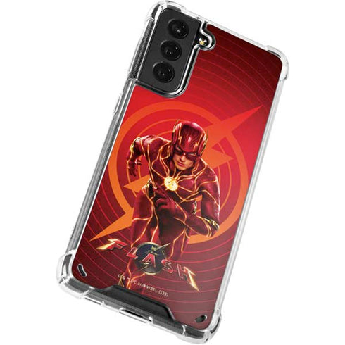 DC Comics The Flash Movie: Flash in Motion Galaxy S21 Plus 5G Clear Case