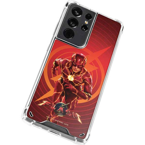 DC Comics The Flash Movie: Flash in Motion Galaxy S21 Ultra 5G Clear Case
