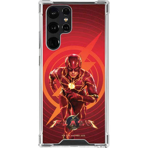 DC Comics The Flash Movie: Flash in Motion Galaxy S22 Ultra Clear Case