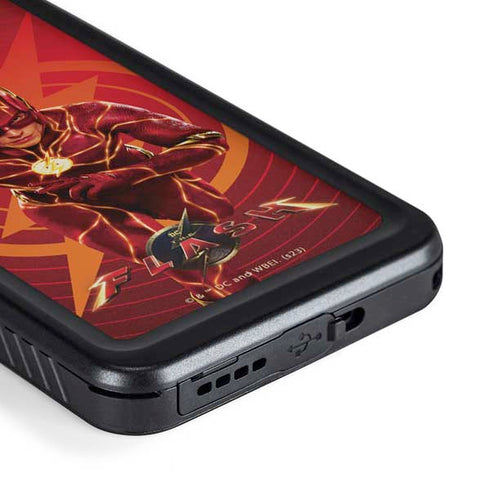 DC Comics The Flash Movie: Flash in Motion Galaxy S23 Waterproof Case