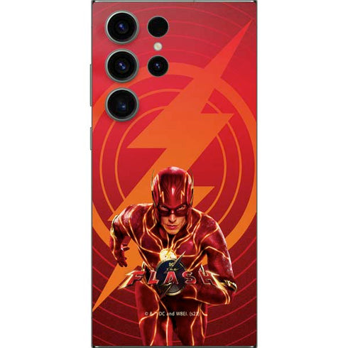 DC Comics The Flash Movie: Flash in Motion Galaxy S25 Ultra Skin