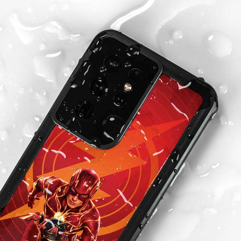 DC Comics The Flash Movie: Flash in Motion Galaxy S24 Ultra Waterproof Case