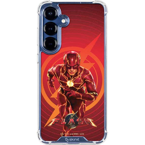 DC Comics The Flash Movie: Flash in Motion Galaxy S25 Clear Case