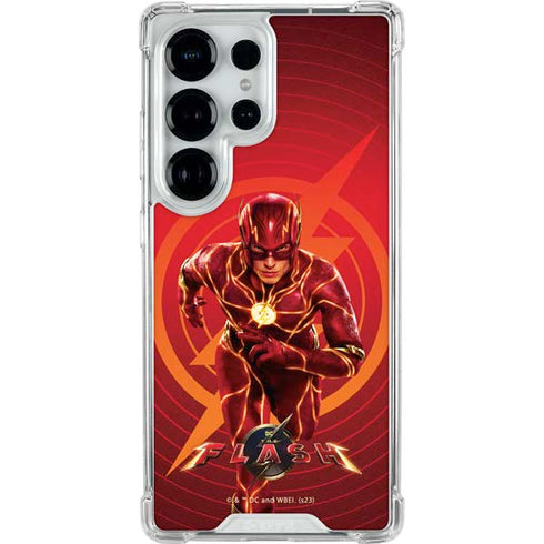 DC Comics The Flash Movie: Flash in Motion Galaxy S25 Ultra Clear Case