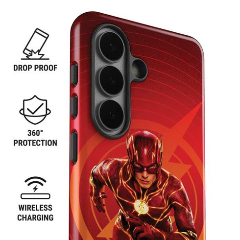 DC Comics The Flash Movie: Flash in Motion Galaxy S26 Plus Impact Case