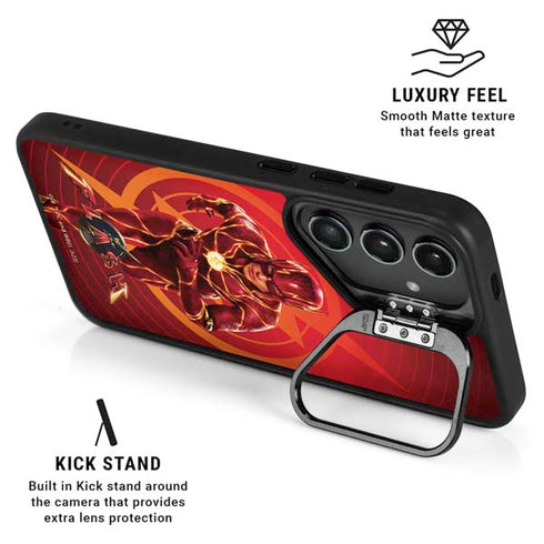 DC Comics The Flash Movie: Flash in Motion Galaxy S26 Plus Kickstand Case