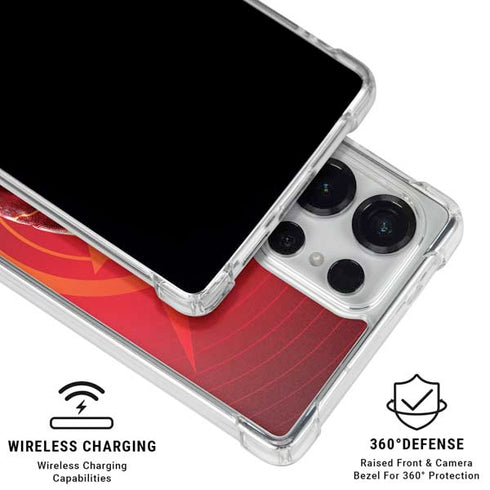 DC Comics The Flash Movie: Flash in Motion Galaxy S26 Ultra Clear Case