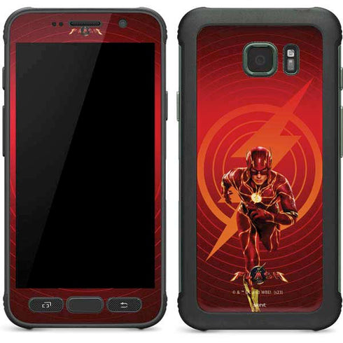 DC Comics The Flash Movie: Flash in Motion Galaxy S7 Active Skin