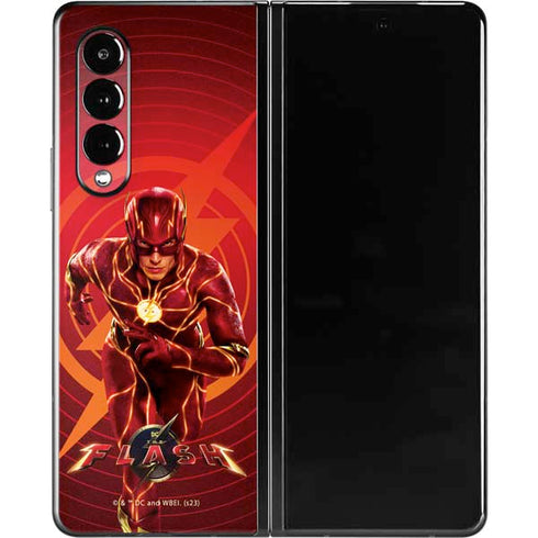 DC Comics The Flash Movie: Flash in Motion Galaxy Z Fold3 5G Skin