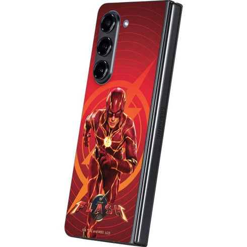 DC Comics The Flash Movie: Flash in Motion Galaxy Z Fold5 5G Skin