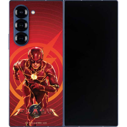DC Comics The Flash Movie: Flash in Motion Galaxy Z Fold6 Skin