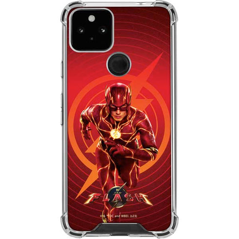 DC Comics The Flash Movie: Flash in Motion Google Pixel 5 Clear Case