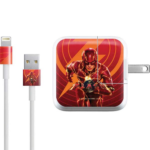 DC Comics The Flash Movie: Flash in Motion iPad Charger (10W USB) Skin