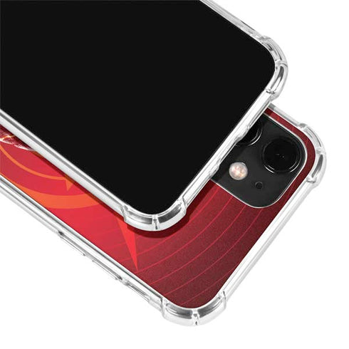 DC Comics The Flash Movie: Flash in Motion iPhone 12 Clear Case