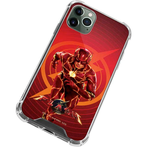 DC Comics The Flash Movie: Flash in Motion iPhone 12 Pro Clear Case