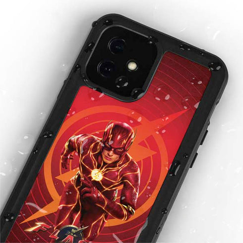 DC Comics The Flash Movie: Flash in Motion iPhone 12 Waterproof Case
