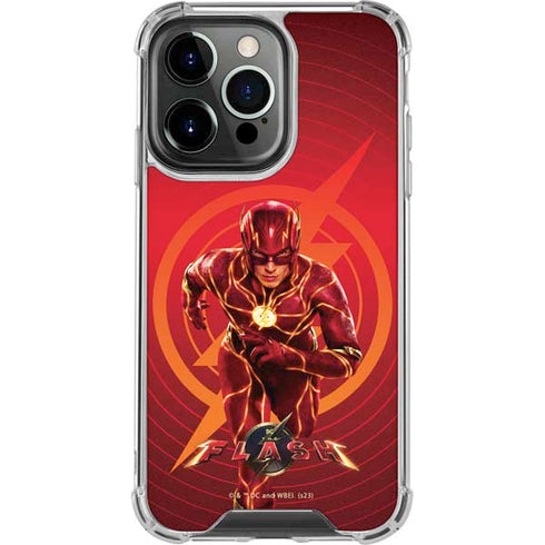 DC Comics The Flash Movie: Flash in Motion iPhone 13 Pro Clear Case