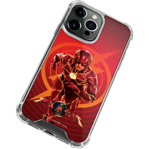 DC Comics The Flash Movie: Flash in Motion iPhone 13 Pro Clear Case