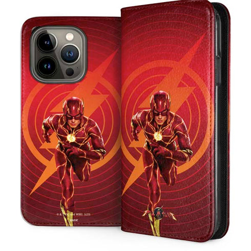 DC Comics The Flash Movie: Flash in Motion iPhone 13 Pro Folio Case
