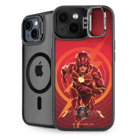 DC Comics The Flash Movie: Flash in Motion iPhone 14 Kickstand Case