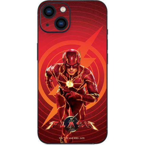 DC Comics The Flash Movie: Flash in Motion iPhone 14 Plus Skin