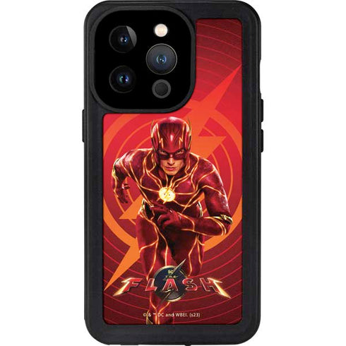 DC Comics The Flash Movie: Flash in Motion iPhone 14 Pro Waterproof Case