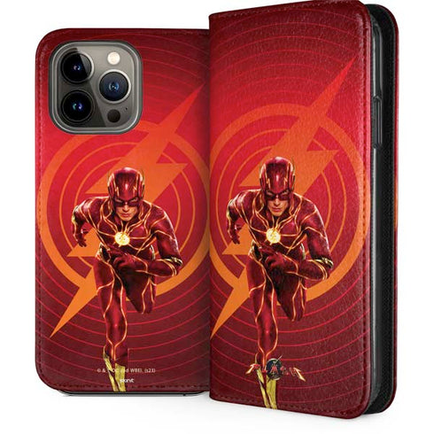 DC Comics The Flash Movie: Flash in Motion iPhone 15 Pro Max Folio Case