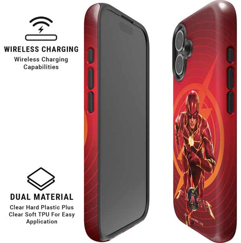 DC Comics The Flash Movie: Flash in Motion iPhone 16 Magsafe Impact Case